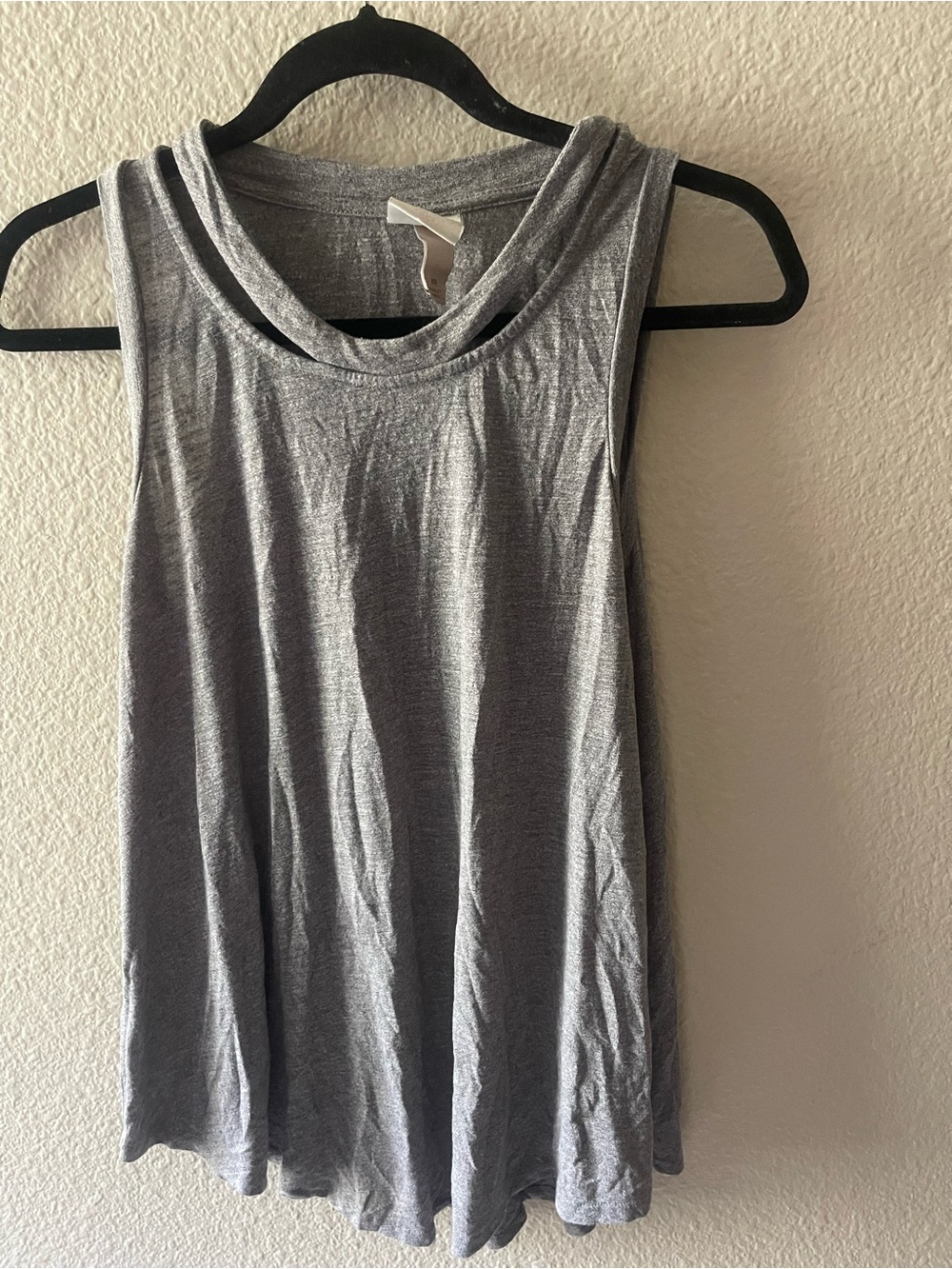 Knox Rose Grey Swing Tank Top